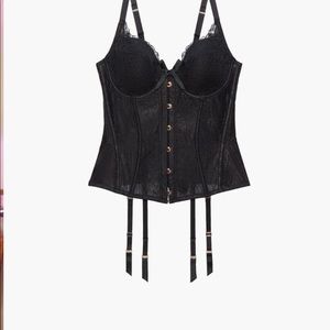 Embroidered Lace Corset